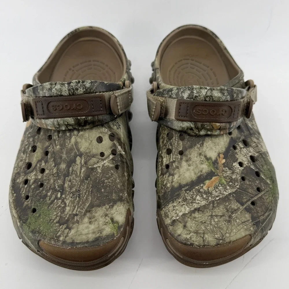 Crocs Realtree APX Echo Camo Clog Men 9 Women 11 Camouflage Rugged Slip On